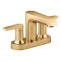 Product Image of Hint Centerset Bathroom Faucet, 1.2 Gpm (Vibrant Brushed Moderne Brass), K-37894-4-2MB