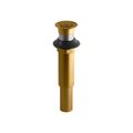 Product Image of Decorative Grid Drain Without Overflow (Vibrant Brushed Moderne Brass), K-7108-2MB
