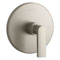 Product Image of Composed Mastershower Temperature Control Valve Trim w/ Lever Handle (Vibrant Brushed Nickel), K-T73133-4-BN