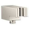 Product Image of Statement Wall-Mount Handshower Holder w/ Supply Elbow And Check Valve (Vibrant Polished Nickel), K-26310-SN