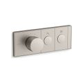 Product Image of Two-Outlet Recessed Mechanical Thermostatic Valve Control (Vibrant Brushed Nickel), K-26346-9-BN
