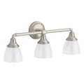 Product Image of Devonshire Three-Light Sconce (Brushed Nickel), K-10572-BNL