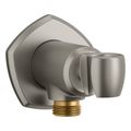 Product Image of Occasion Wall-Mount Handshower Holder w/ Supply Elbow And Check Valve (Vibrant Brushed Nickel), K-27117-BN