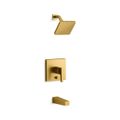 Product Image of Rite-Temp Bath And Shower Trim Kit w/ Push-Button Diverter, 2.5 GPM (Vibrant Brushed Moderne Brass)