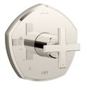 Product Image of Occasion Rite-Temp Valve Trim w/ Cross Handle (Vibrant Polished Nickel), K-TS27043-3-SN