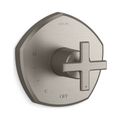 Product Image of Rite-Temp Valve Trim w/ Cross Handle (Vibrant Brushed Nickel)