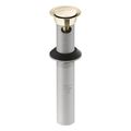 Product Image of Clicker Drain w/ Overflow (Vibrant French Gold), K-25322-AF