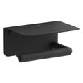 Product Image of Kumin Covered Horizontal Toilet Paper Holder (Matte Black), K-29221-BL