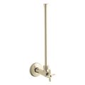 Product Image of 1/2" Npt Angle Supply w/ Stop w/ Cross Handle And Annealed Vertical Tube (Vibrant French Gold), K-7638-AF