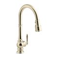 Product Image of Touchless Pull-Down Kitchen Sink Faucet w/ Three-Function Sprayhead (Vibrant French Gold), K-29709-AF