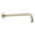 Product Image of Statement 19" Wall-Mount Single-Function Rainhead Arm And Flange (Vibrant French Gold), K-26307-AF