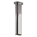 Product Image of Statement 10" Ceiling-Mount Two-Function Rainhead Arm And Flange (Vibrant Titanium), K-26326-TT