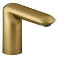 Product Image of Kumin Touchless Single-Hole Lavatory Faucet w/ Kinesis Sensor Technology, 0.5 Gpm (Vibrant Brushed Moderne Brass), K-103K36-SANA-2MB