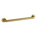 Product Image of Contemporary 18" Grab Bar (Vibrant Brushed Moderne Brass), K-14561-2MB