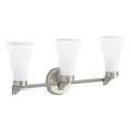Product Image of Simplice Three-Light Sconce (Brushed Nickel), K-26848-SC03-BNL