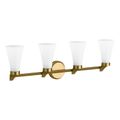 Product Image of Simplice Four-Light Sconce (Brushed Moderne Brass), K-26849-SC04-2GL