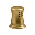 Product Image of Air Gap Cover w/ Collar (Vibrant Brushed Moderne Brass), K-35714-2MB