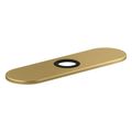 Product Image of 8" Escutcheon Plate For Insight And Kinesis Faucet (Vibrant Brushed Moderne Brass), K-13479-A-2MB