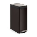 Product Image of 13-Gallon Stainless Steel Slim Step Trash Can w/ Bifold Lid (Black Stainless), K-23826-BST