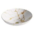 Product Image of Aureus 16-3/4" Round Vessel Bathroom Sink, No Overflow (White), K-28039-AUR-0