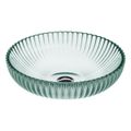 Product Image of Salute 15" Round Vessel Bathroom Sink, No Overflow (Translucent Dew), K-28824-TG2