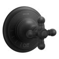 Product Image of Artifacts Mastershower Volume Control Valve Trim w/ Cross Handle (Matte Black), K-T72771-3-BL