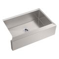 Product Image of Strive 32-1/2" Undermount Single-Bowl Farmhouse Kitchen Sink (Stainless Steel), K-33157-NA