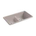 Product Image of Smart Divide 33" Top-/Undermount Double-Bowl Kitchen Sink (Truffle), K-5312-TRF