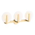 Product Image of Hint Three-Light Sconce (Brushed Moderne Brass), K-38398-SC03-2GL