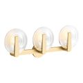 Product Image of Hint Three-Light Sconce (Brushed Moderne Brass), K-38398-SC03S-2GL