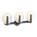 Product Image of Hint Three-Light Sconce (Matte Black), K-38398-SC03S-BLL