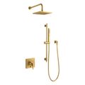 Product Image of Honesty Showering Kit, 2.5 Gpm (Vibrant Brushed Moderne Brass), K-26273-Y-2MB