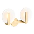 Product Image of Hint Two-Light Sconce (Brushed Moderne Brass), K-38397-SC02-2GL