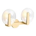 Product Image of Hint Two-Light Sconce (Brushed Moderne Brass), K-38397-SC02S-2GL