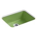 Product Image of Iron/Tones 24-1/4" Top-/Undermount Single-Bowl Bar Sink (Fresh Green), K-6585-34
