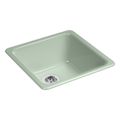 Product Image of Iron/Tones 21" Top-/Undermount Single-Bowl Bar Sink (Aspen Green), K-6587-42