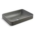 Product Image of Wastelab Vox 23" Rectangular Vessel Bathroom Sink, No Overflow (Ashen), K-30673-N-AHN