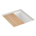 Product Image of Billings 18" Undermount Bar Sink w/ Accessories (Matte White), K-33711-PC-CM6