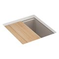 Product Image of Billings 18" Undermount Bar Sink w/ Accessories (Matte Taupe), K-33711-PC-CM3
