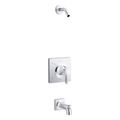 Product Image of Venza Rite-Temp Bath And Shower Trim Kit, Without Showerhead (Polished Chrome), K-TLS28127-4-CP