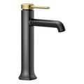 Product Image of Occasion Tall Single-Handle Bathroom Faucet, 1.2 Gpm (Matte Black w/ Brushed Moderne Brass), K-27003-4-BMB