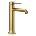 Product Image of Occasion Tall Single-Handle Bathroom Faucet, 1.0 Gpm (Vibrant Brushed Moderne Brass), K-27003-4K-2MB