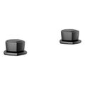 Product Image of Occasion Knob Bathroom Faucet Handles (Matte Black), K-27010-9-BL