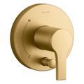 Product Image of Elate Rite-Temp Valve Trim w/ Diverter (Vibrant Brushed Moderne Brass), K-T35325-4-2MB