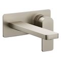 Product Image of Parallel Wall-Mount Single-Handle Bathroom Faucet, 1.2 Gpm (Vibrant Brushed Nickel), K-22567-4-BN