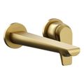 Product Image of Avid Wall-Mount Bathroom Faucet, 1.2 Gpm (Vibrant Brushed Moderne Brass), K-97358-4-2MB