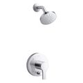 Product Image of Elate Rite-Temp Shower Trim Kit w/ Push-Button Diverter, 1.75 Gpm (Polished Chrome), K-T35326-4G-CP