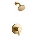 Product Image of Elate Rite-Temp Shower Trim Kit, 2.5 Gpm (Vibrant Brushed Moderne Brass), K-TS35321-4Y-2MB