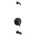 Product Image of Elate Rite-Temp Bath And Shower Trim Kit, Without Showerhead (Matte Black), K-TLS35322-4-BL