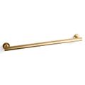 Product Image of Purist 24" Grab Bar (Vibrant Brushed Moderne Brass), K-11893-2MB